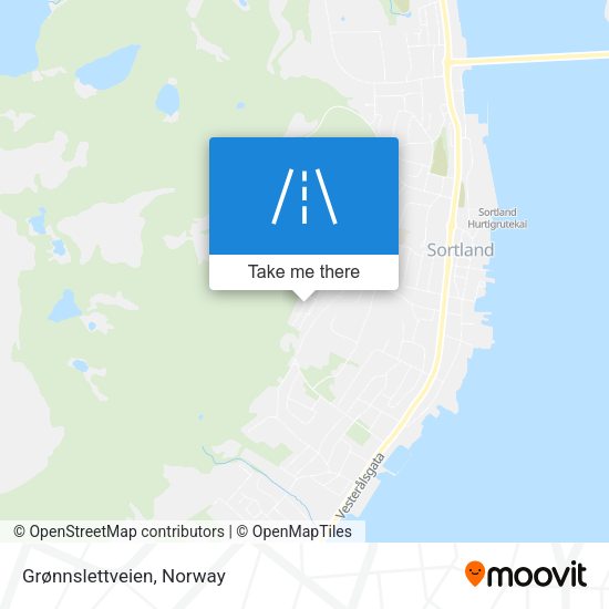 Grønnslettveien map