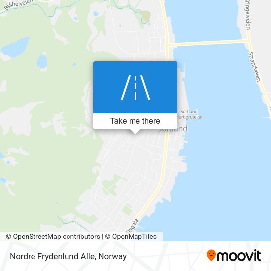 Nordre Frydenlund Alle map