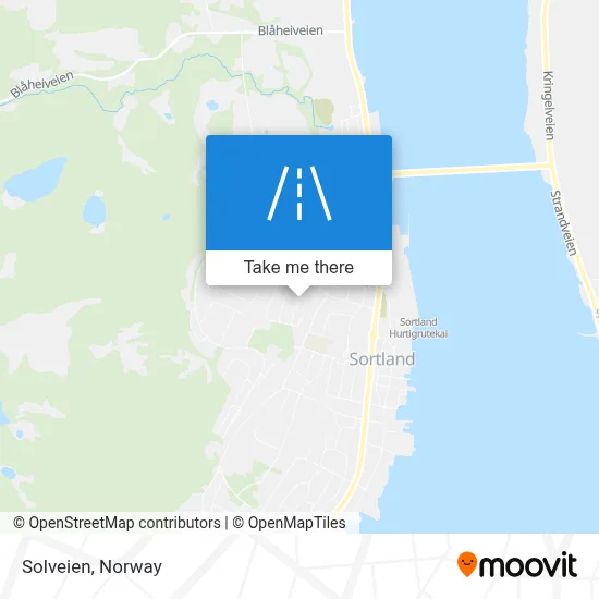 Solveien map