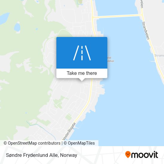 Søndre Frydenlund Alle map