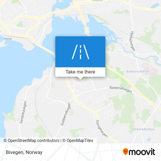 Bivegen map