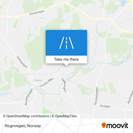 Rognvegen map