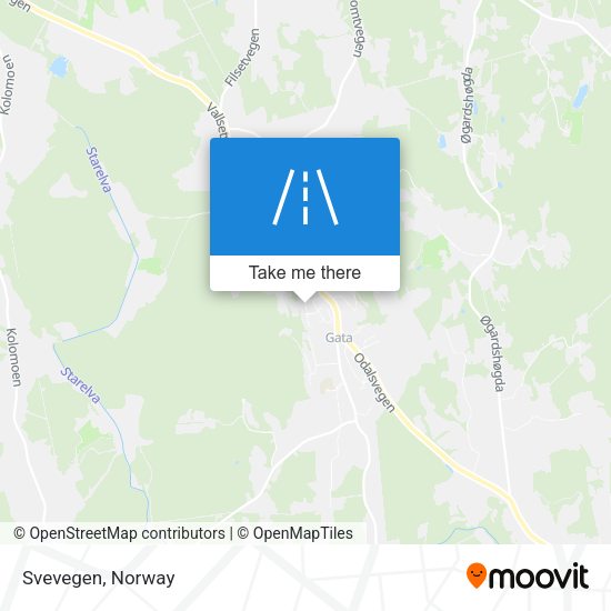 Svevegen map