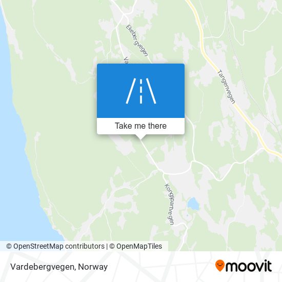 Vardebergvegen map