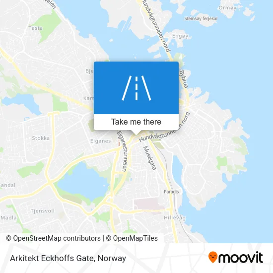 Arkitekt Eckhoffs Gate map