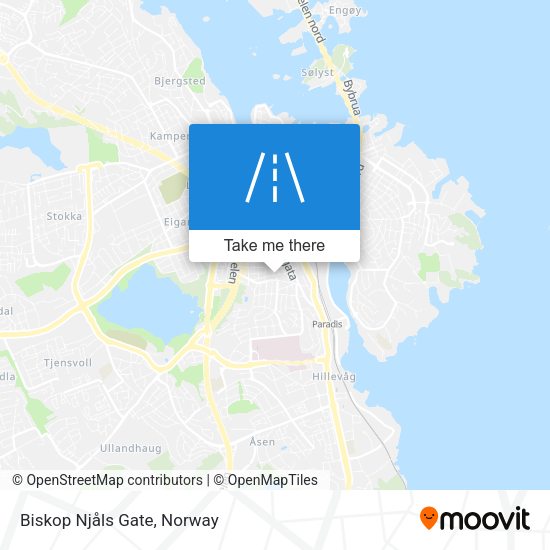 Biskop Njåls Gate map