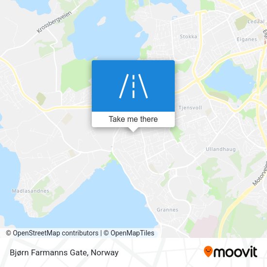 Bjørn Farmanns Gate map