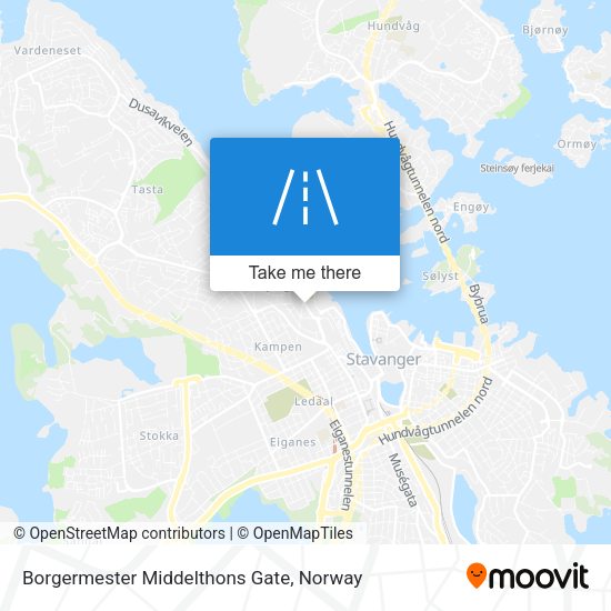 Borgermester Middelthons Gate map
