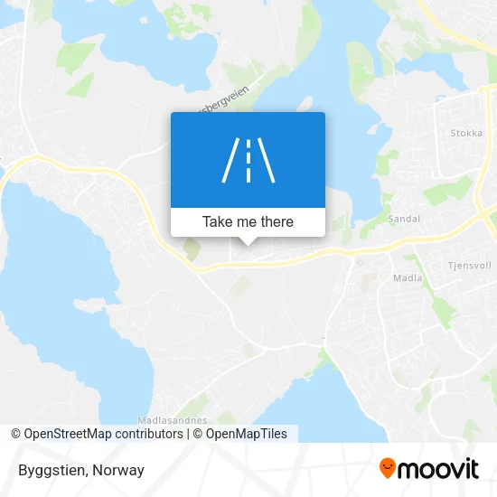 Byggstien map