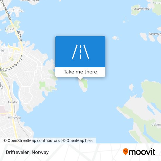 Drifteveien map