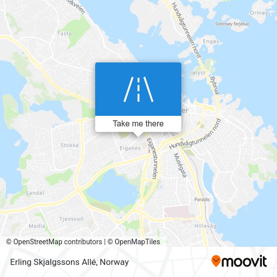 Erling Skjalgssons Allé map
