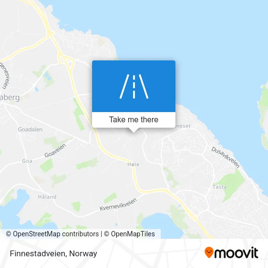 Finnestadveien map