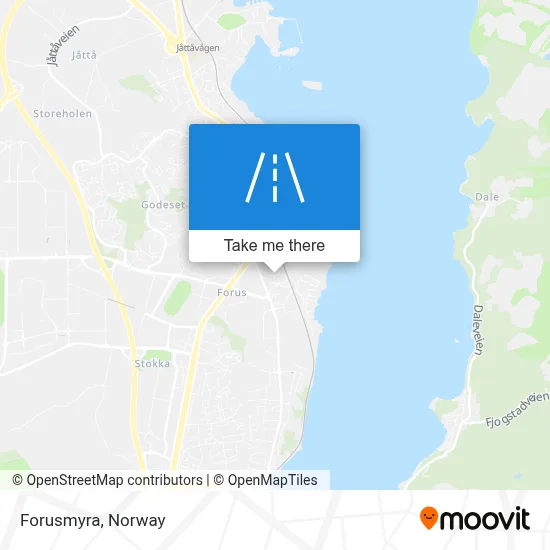 Forusmyra map