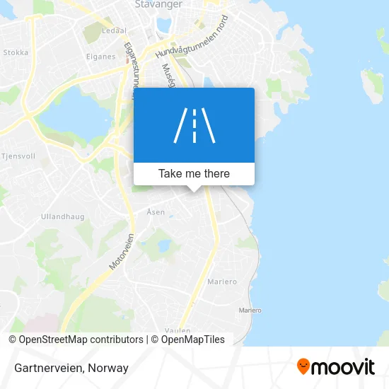 Gartnerveien map