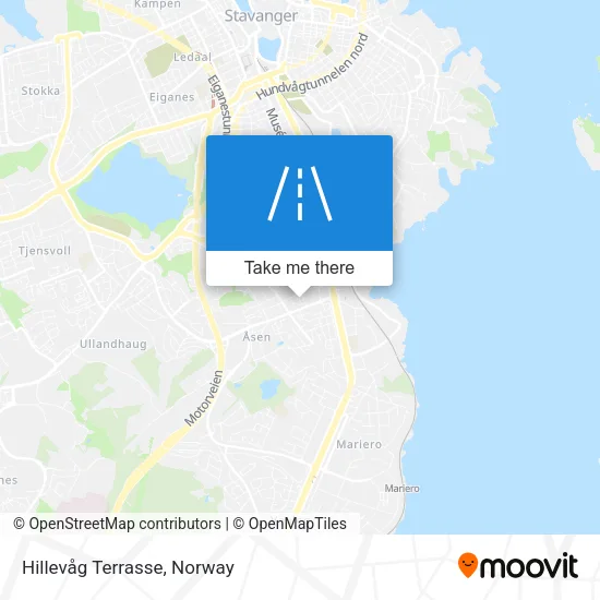 Hillevåg Terrasse map
