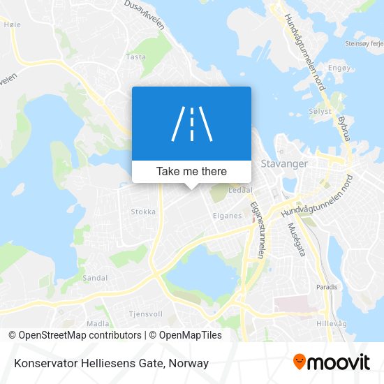 Konservator Helliesens Gate map
