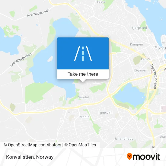 Konvallstien map
