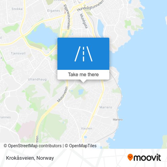 Krokåsveien map