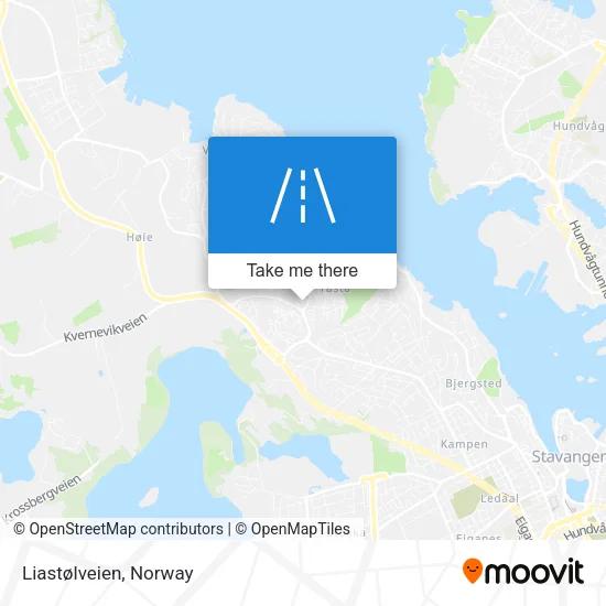 Liastølveien map