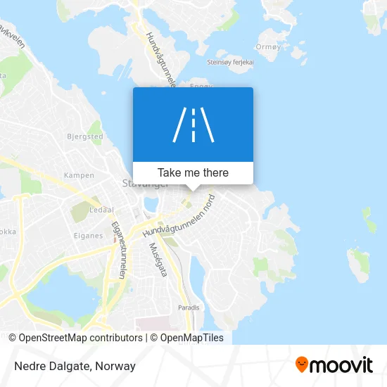 Nedre Dalgate map