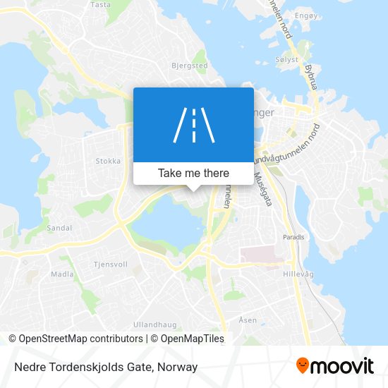 Nedre Tordenskjolds Gate map