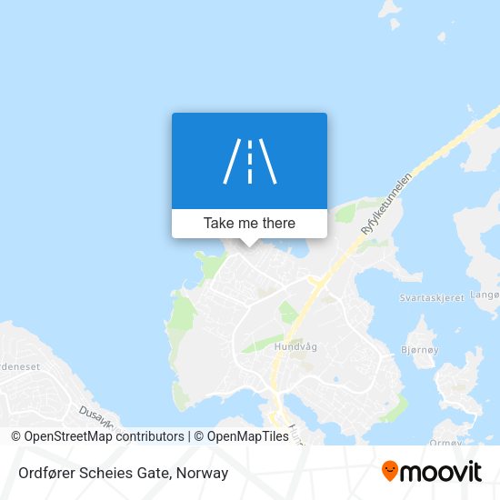 Ordfører Scheies Gate map