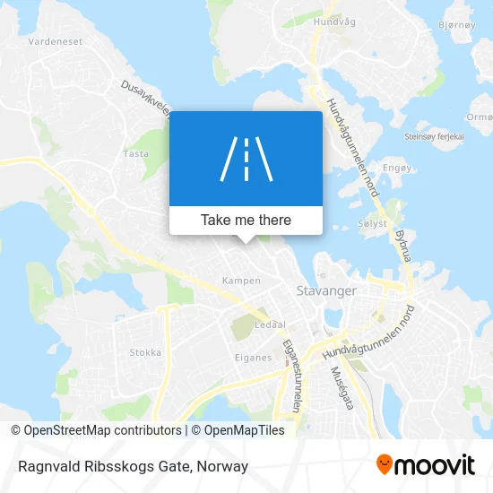 Ragnvald Ribsskogs Gate map