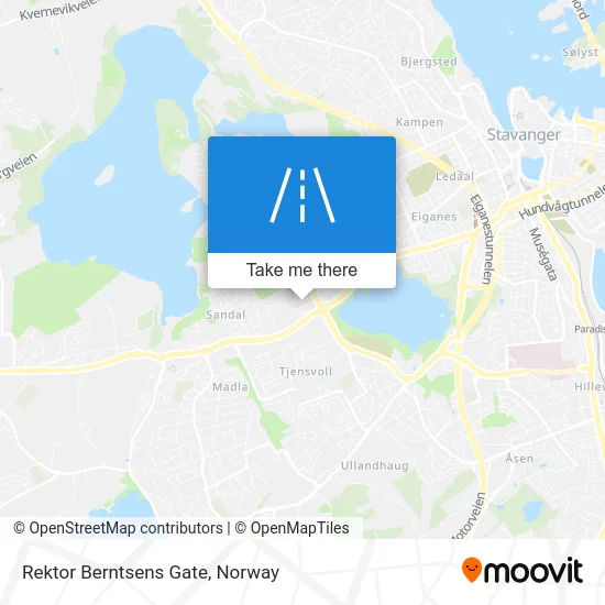 Rektor Berntsens Gate map