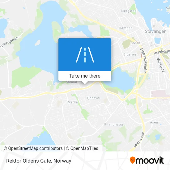 Rektor Oldens Gate map