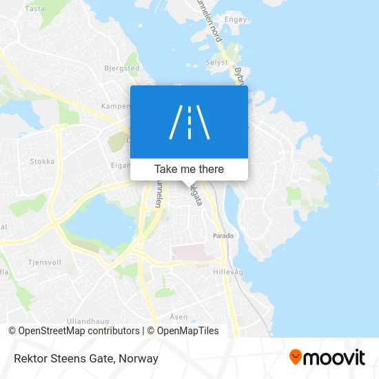 Rektor Steens Gate map