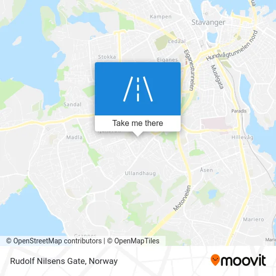 Rudolf Nilsens Gate map