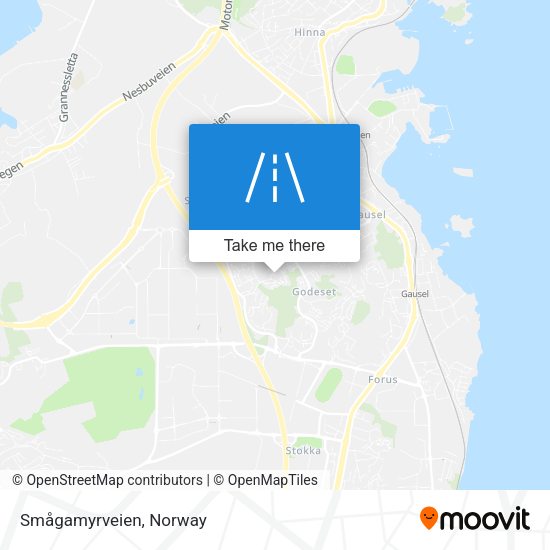 Smågamyrveien map
