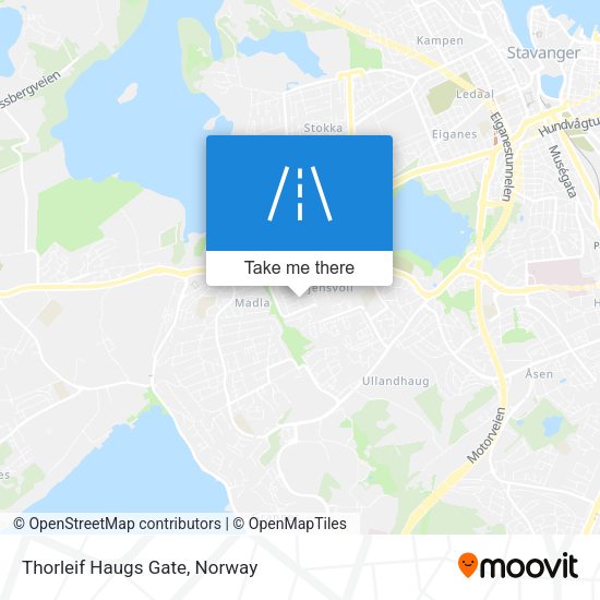 Thorleif Haugs Gate map