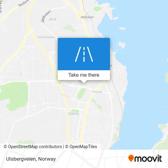 Ulsbergveien map