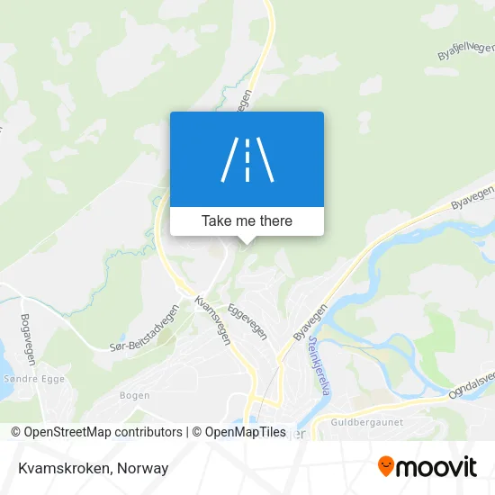 Kvamskroken map