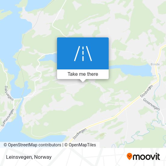 Leinsvegen map