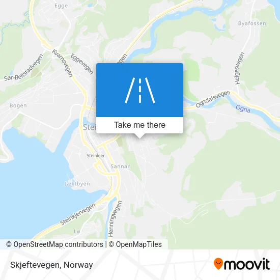 Skjeftevegen map