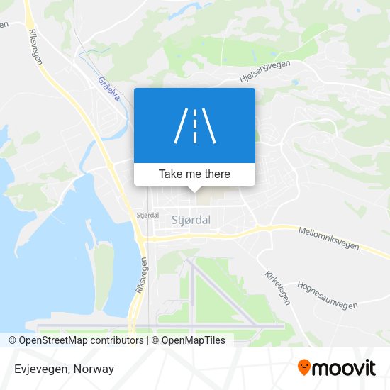 Evjevegen map