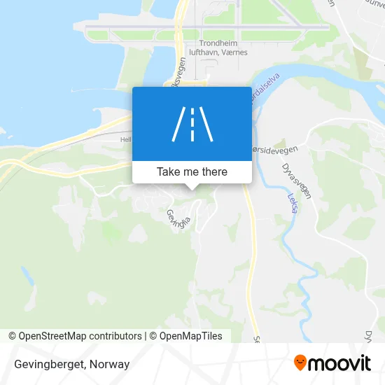 Gevingberget map