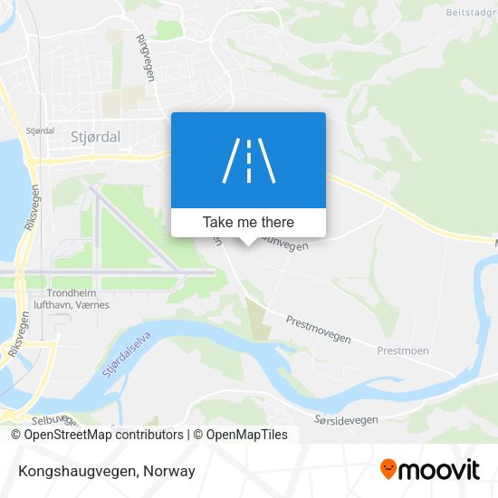 Kongshaugvegen map