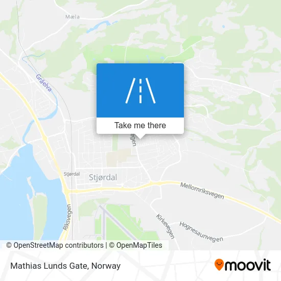 Mathias Lunds Gate map