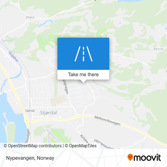 Nypevangen map