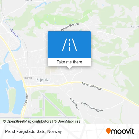 Prost Fergstads Gate map