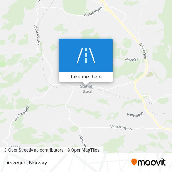 Åsvegen map