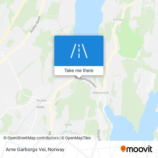 Arne Garborgs Vei map