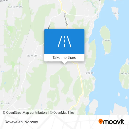 Roveveien map