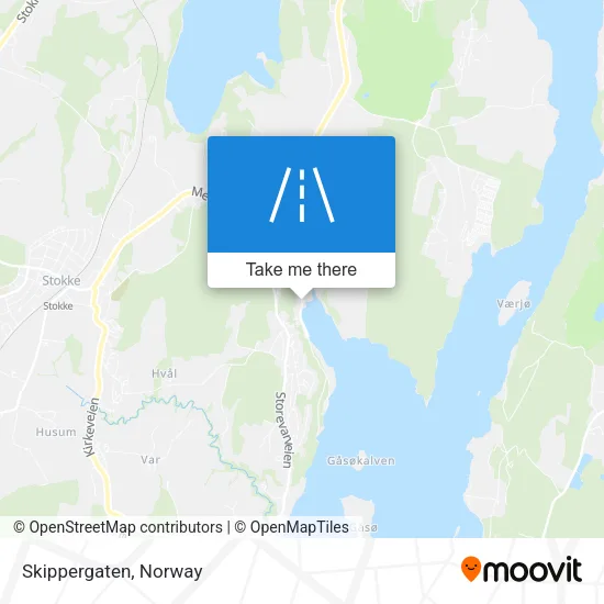 Skippergaten map