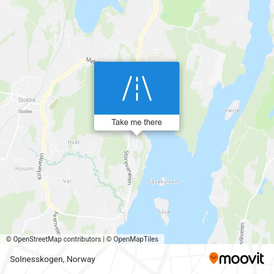 Solnesskogen map