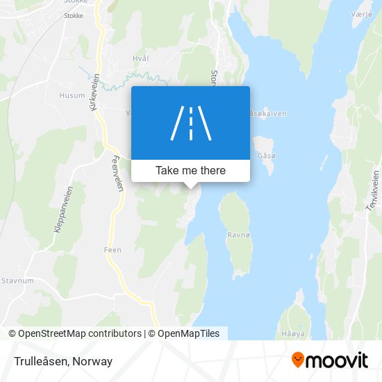 Trulleåsen map