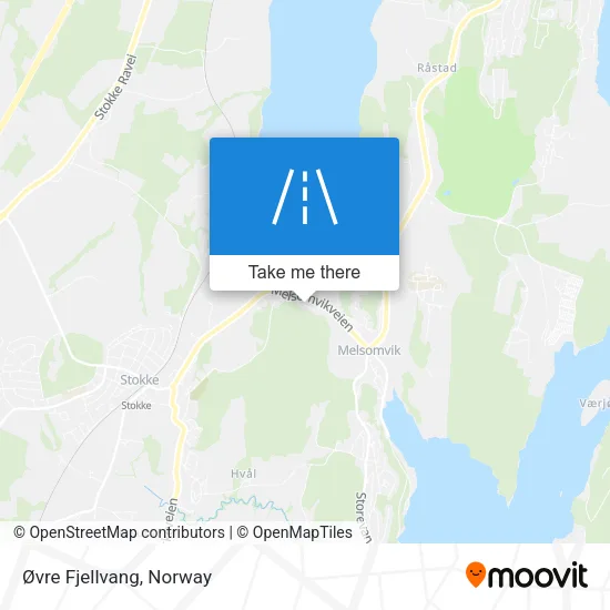 Øvre Fjellvang map